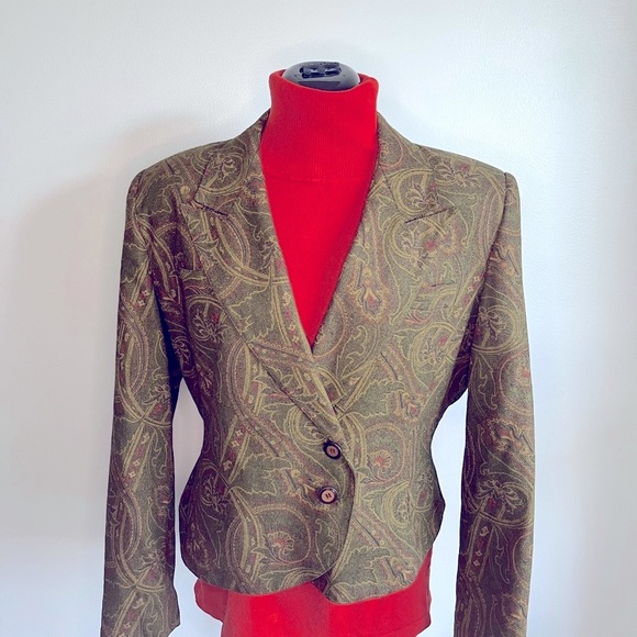 Burnt Orange Sleeveless Turtleneck Stretchy Tank Top Sz Lrg (2 for $10) - Picture 5 of 6